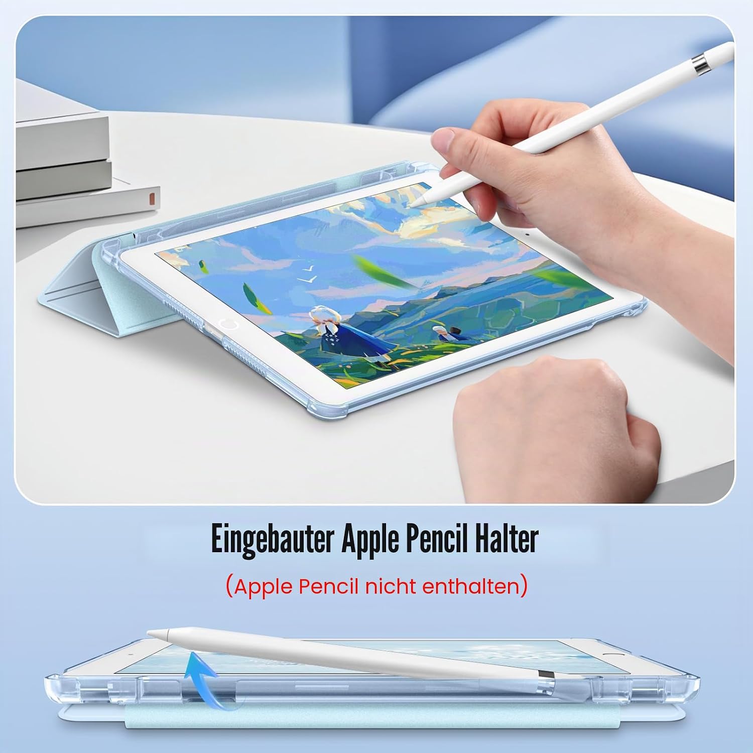 Thumbnail 5 de Fintie iPad Hülle 10,2 Zoll 9. Generation Blau