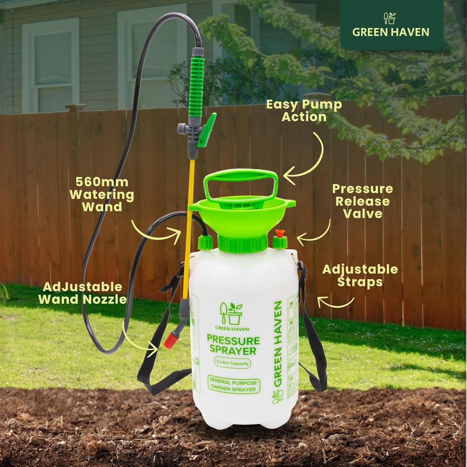 Thumbnail 1 de Green Haven 5 Litre garden sprayer
