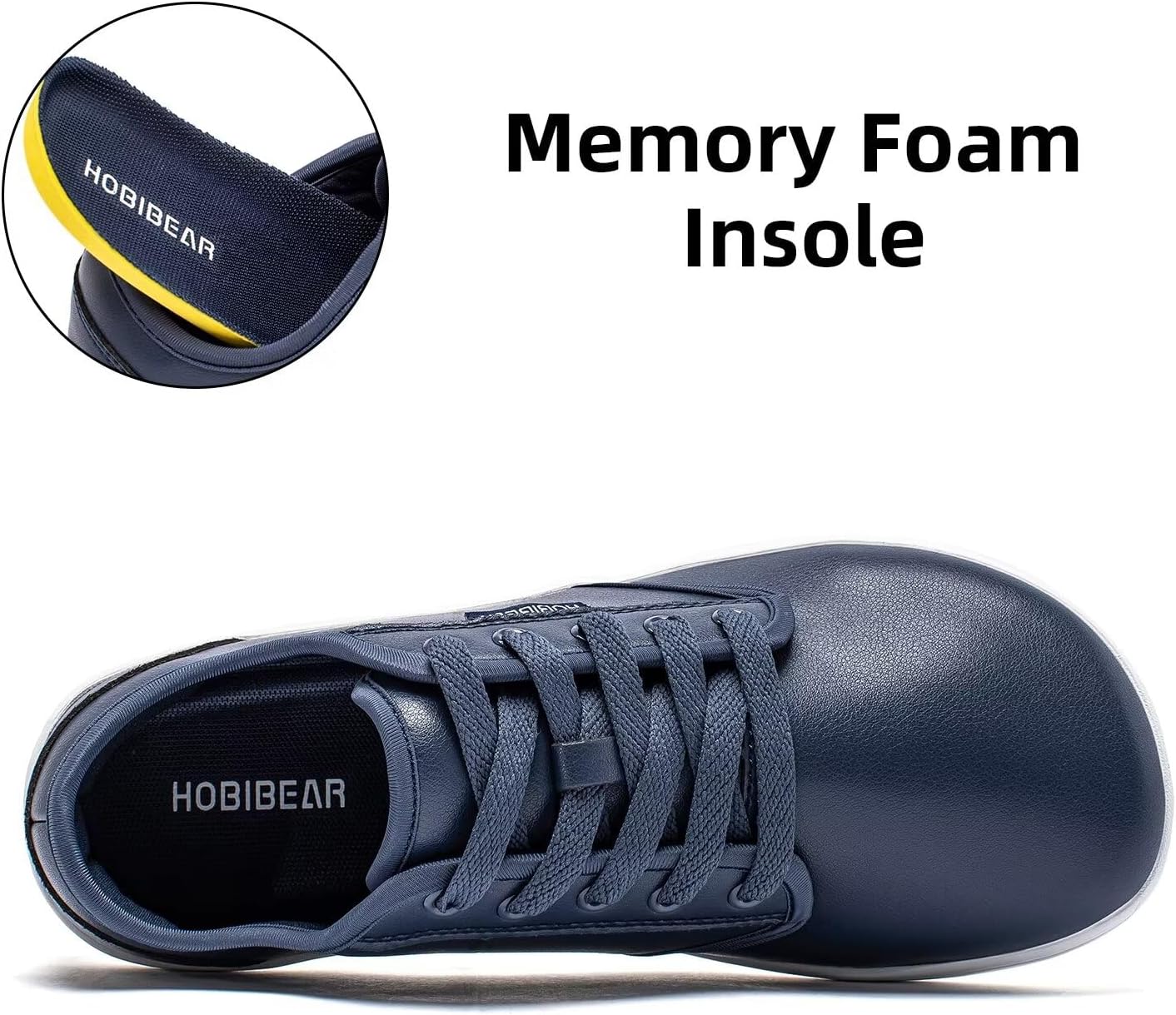 Thumbnail 4 de HOBIBEAR Barfußschuhe Unisex mit breiter Zehenbox aus Leder – minimalistischer Outdoor- & Walking-Schuh