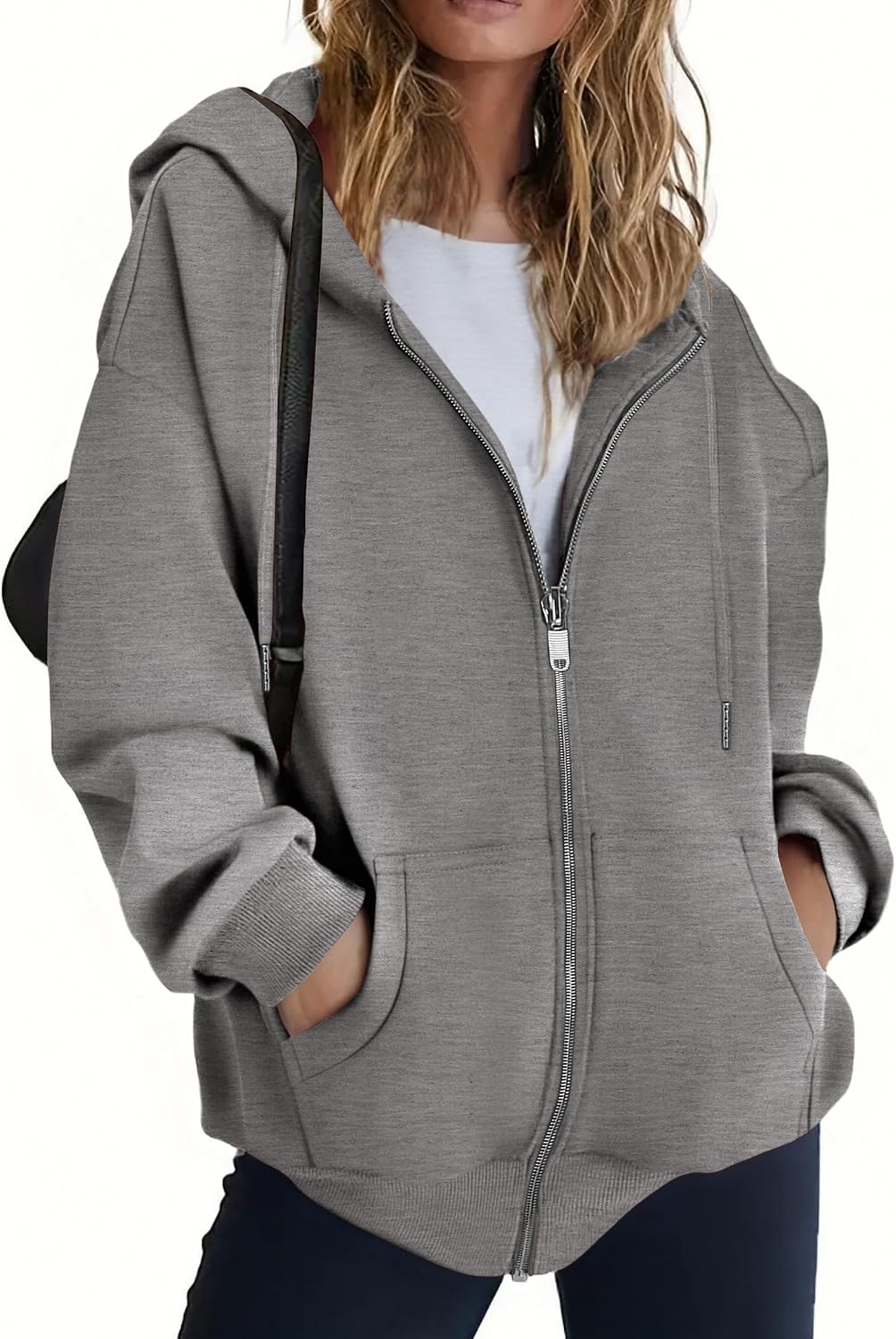 Thumbnail 5 de Zeagoo Zip Up Oversized Hoodie for Women