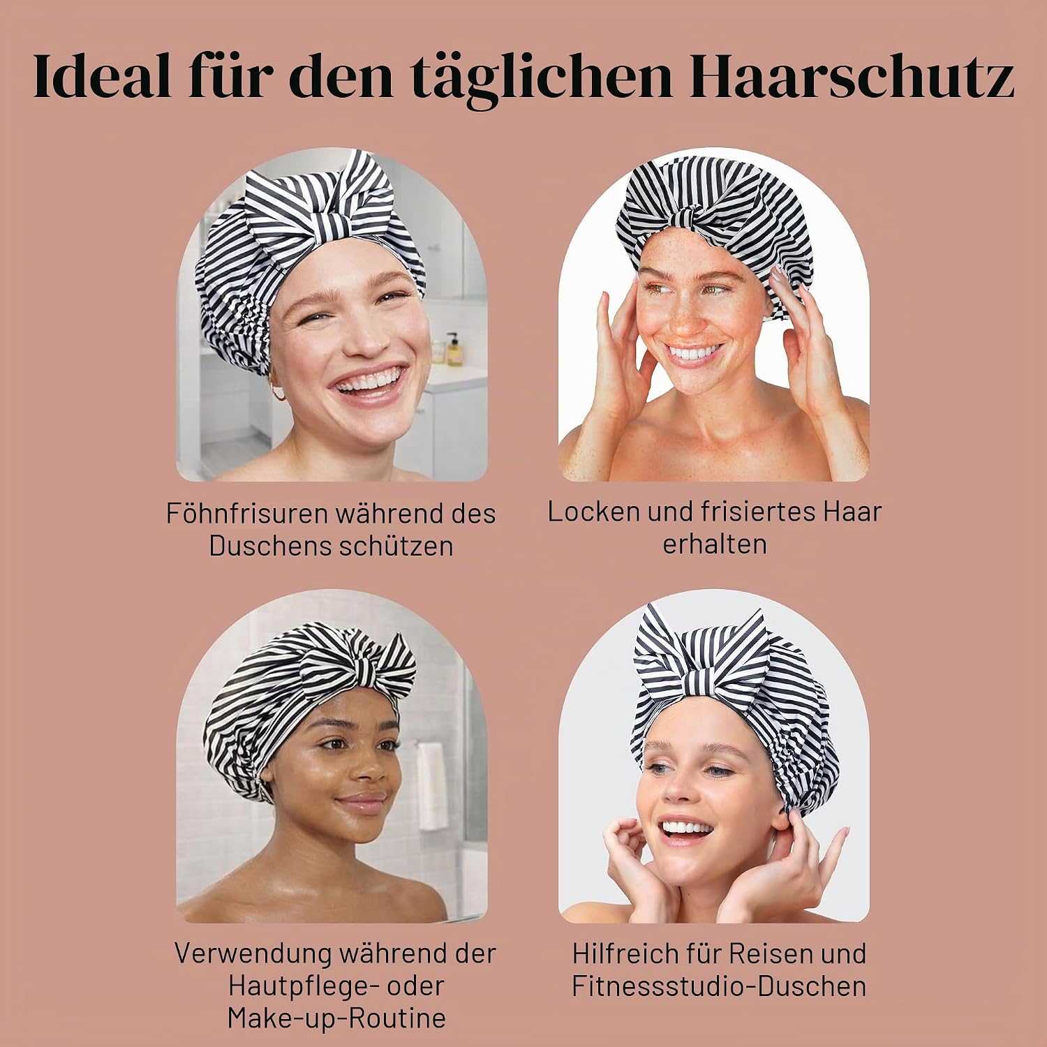 Detalle 2 de Damen Duschhaube Wasserdicht für Haar