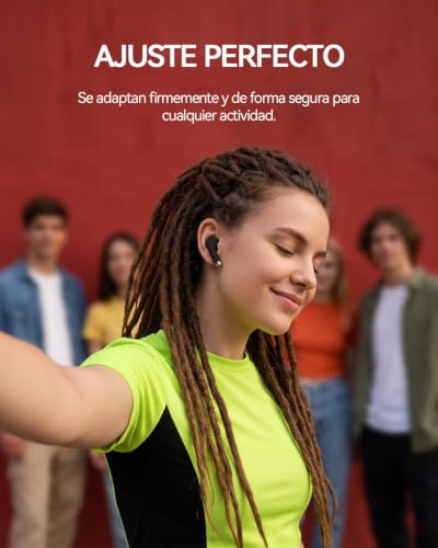 Detalle 2 de Unico Auriculares Inalámbricos Bluetooth 5.3 con pantalla LED, 4 micrófonos ENC y autonomía de 50 h