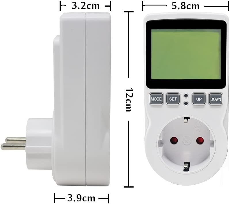 Thumbnail 6 de KETOTEK Misuratore Consumo Elettrico con spina 11 modalità di monitoraggio e protezione da sovraccarico