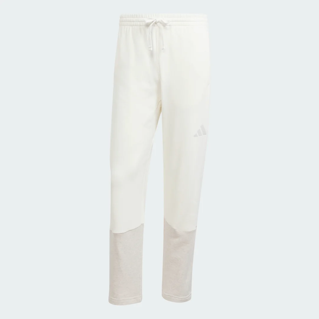 Detalle de Adidas ALL SZN French Terry Colorblock Pants – Blanco