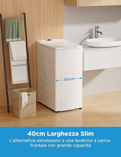 Detalle de Midea Lavatrice A Carica dall'Alto 7 kg - Classe A, motore BLDC, Health Guard e programmi rapidi