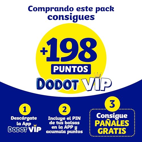 Detalle 2 de Dodot Pañales Bebé Sensitive Talla 2 12 h