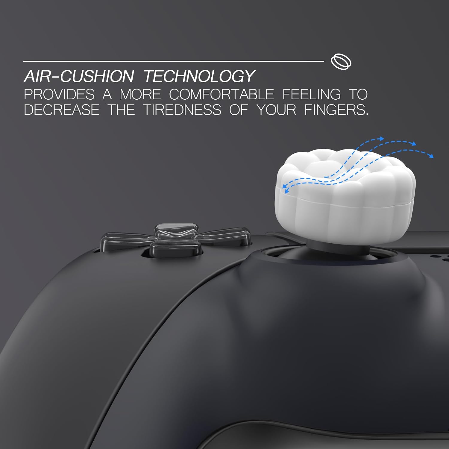 Detalle 2 de PlayVital Thumbs Cushion Caps for PS5 controllers
