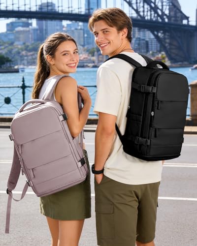 Detalle 2 de BJLFS Mochila de viaje para cabina 40x30x20 (Ryanair/Vueling/Wizz Air) con compartimento para portátil y tejido impermeable