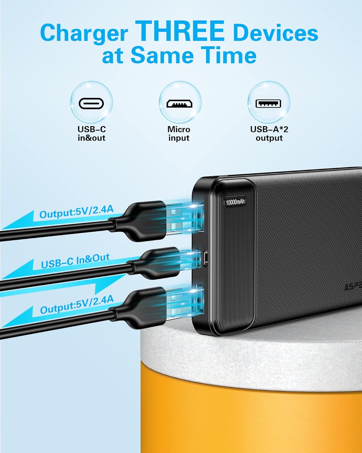 Thumbnail 3 de AsperX 2-Pack 10000mAh Power Bank Review: portable, multi-device charging on the go