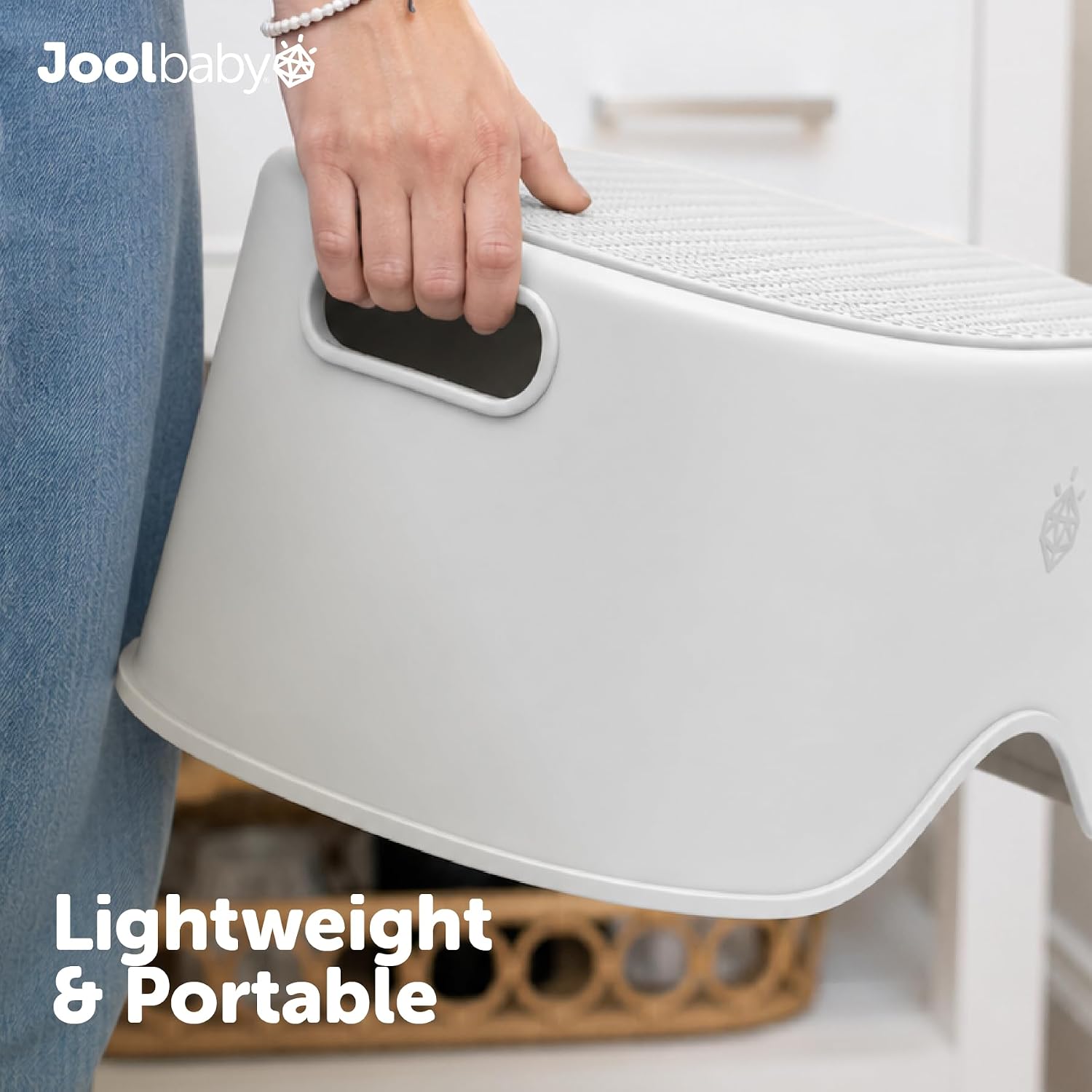Detalle 1 de Jool Baby Kids' Bathroom Step Stool, Gray