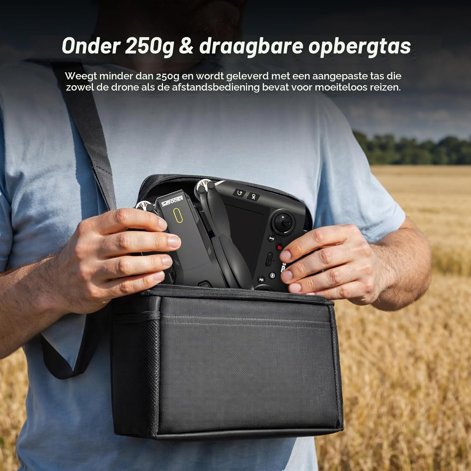 Detalle 2 de TRINTON TECH GPS-drone met 4,5 inch HD-scherm, camera en GPS-volgfunctie