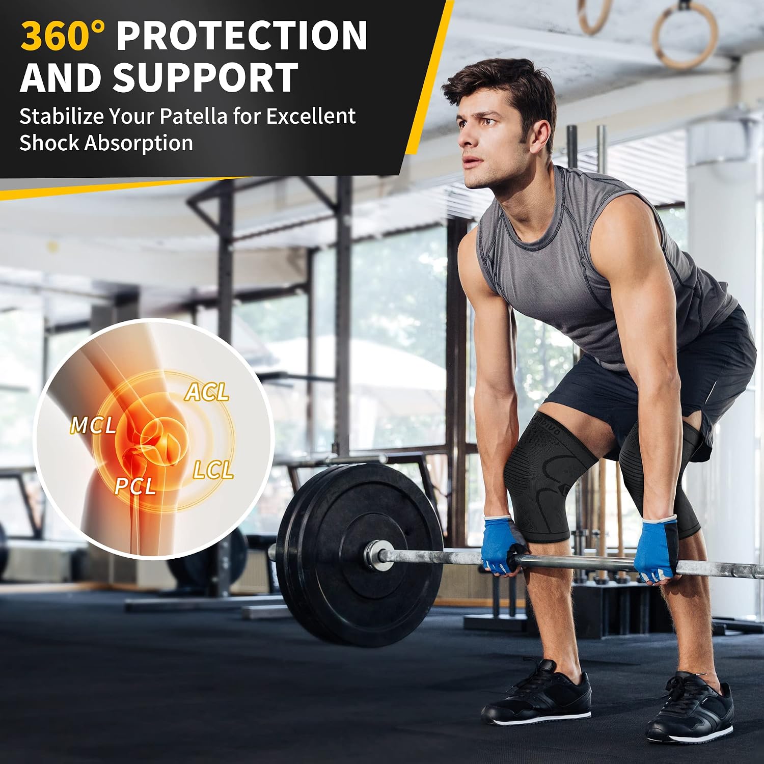 Thumbnail 5 de CAMBIVO Knee Sleeve 2-Pack