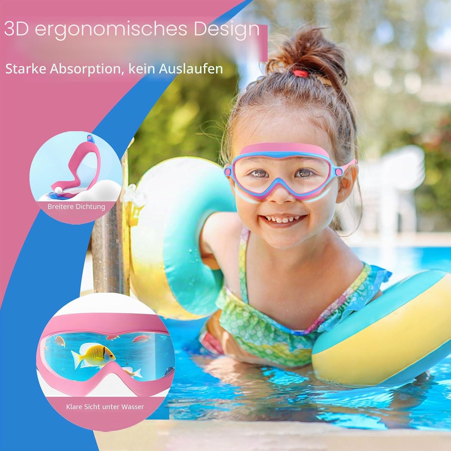 Detalle 2 de COOLOO Kinder-Schwimmbrille 2er Set