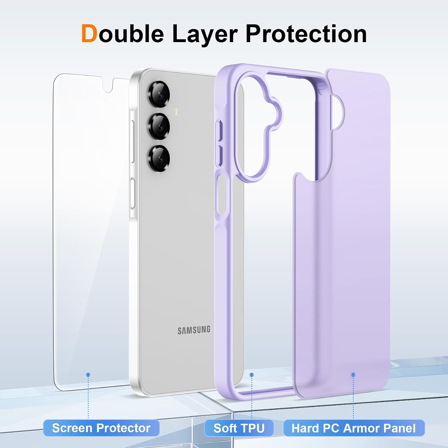 Detalle de ORETECH phone case for Galaxy A16
