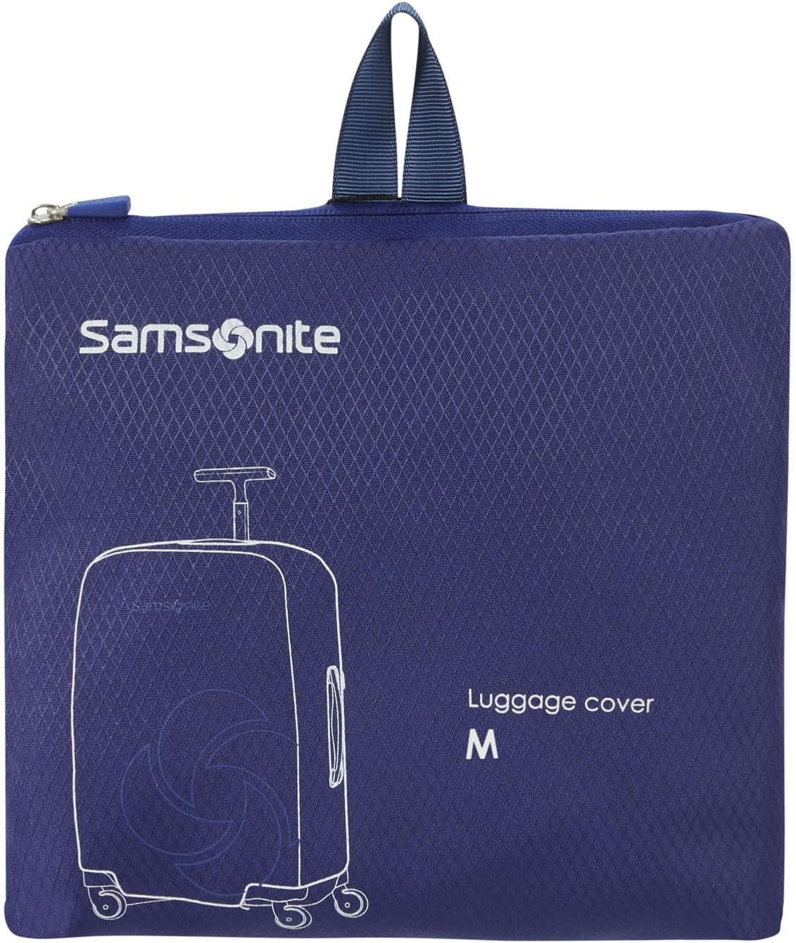 Detalle de Samsonite TA Revolution resväsköverdrag, M 66–69 cm, vikbart, Colorwave
