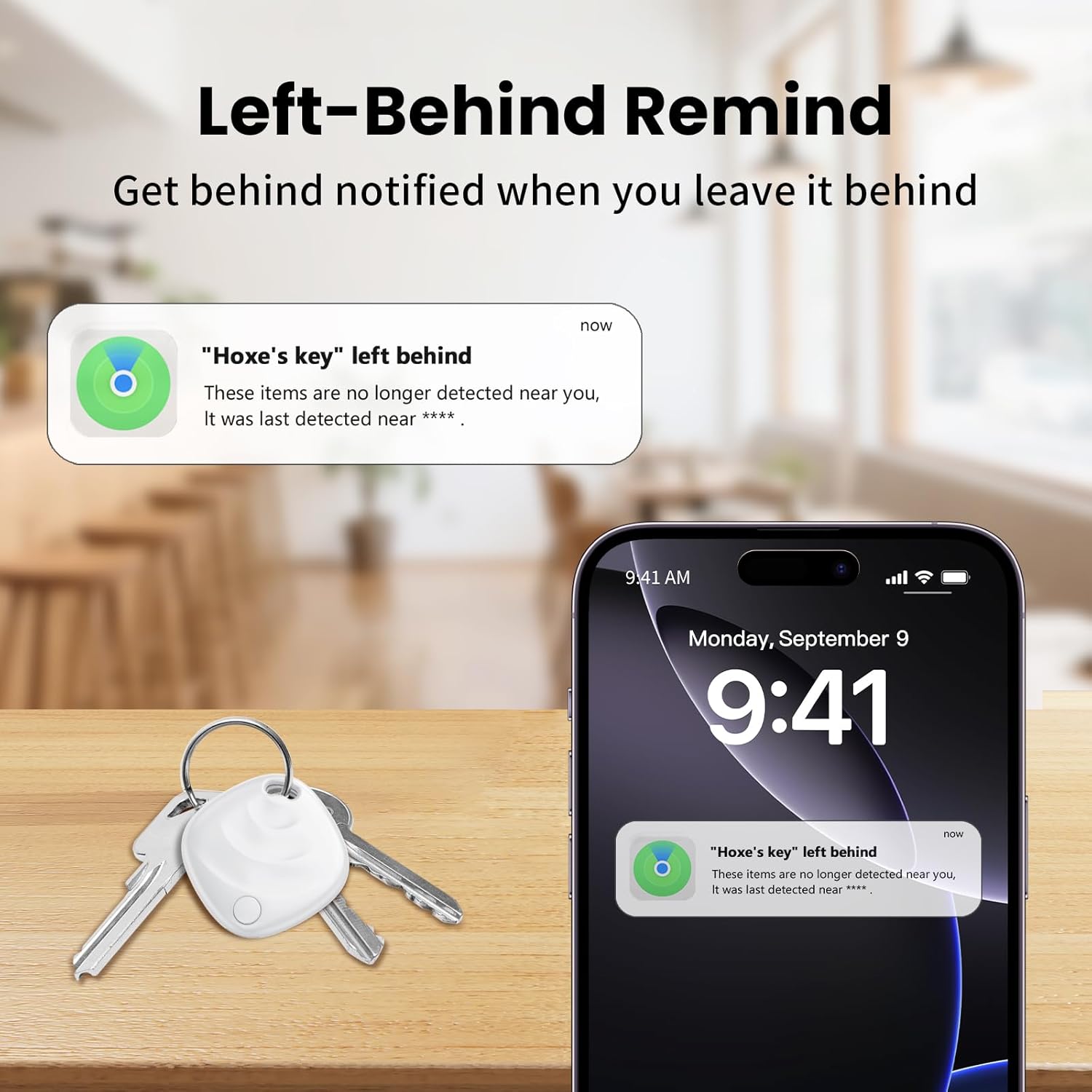 Thumbnail 3 de Nouveau [Certifié Apple MFi] Air Tracker Tags Lot de 4 — Localisateur Bluetooth 5.3 pour iOS