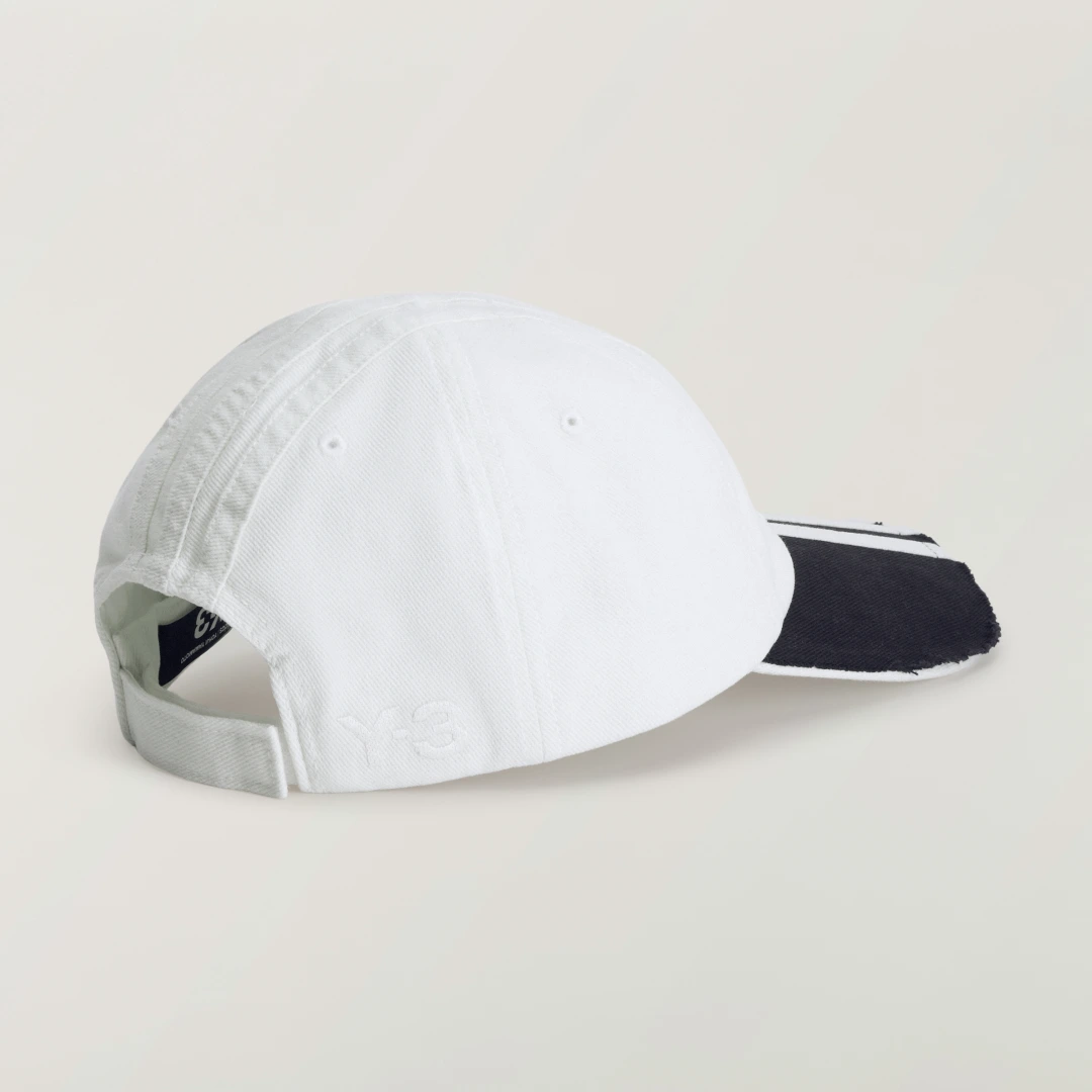 Detalle 2 de GORRA Y-3 STRIPES de Adidas – Blanco
