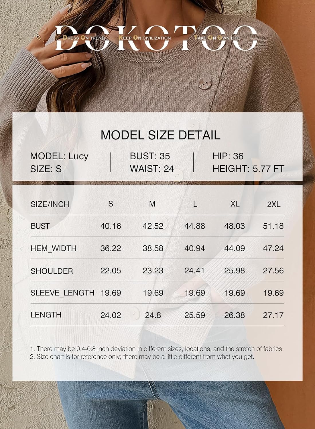 Thumbnail 5 de Dokotoo Women's Sweater, Crewneck