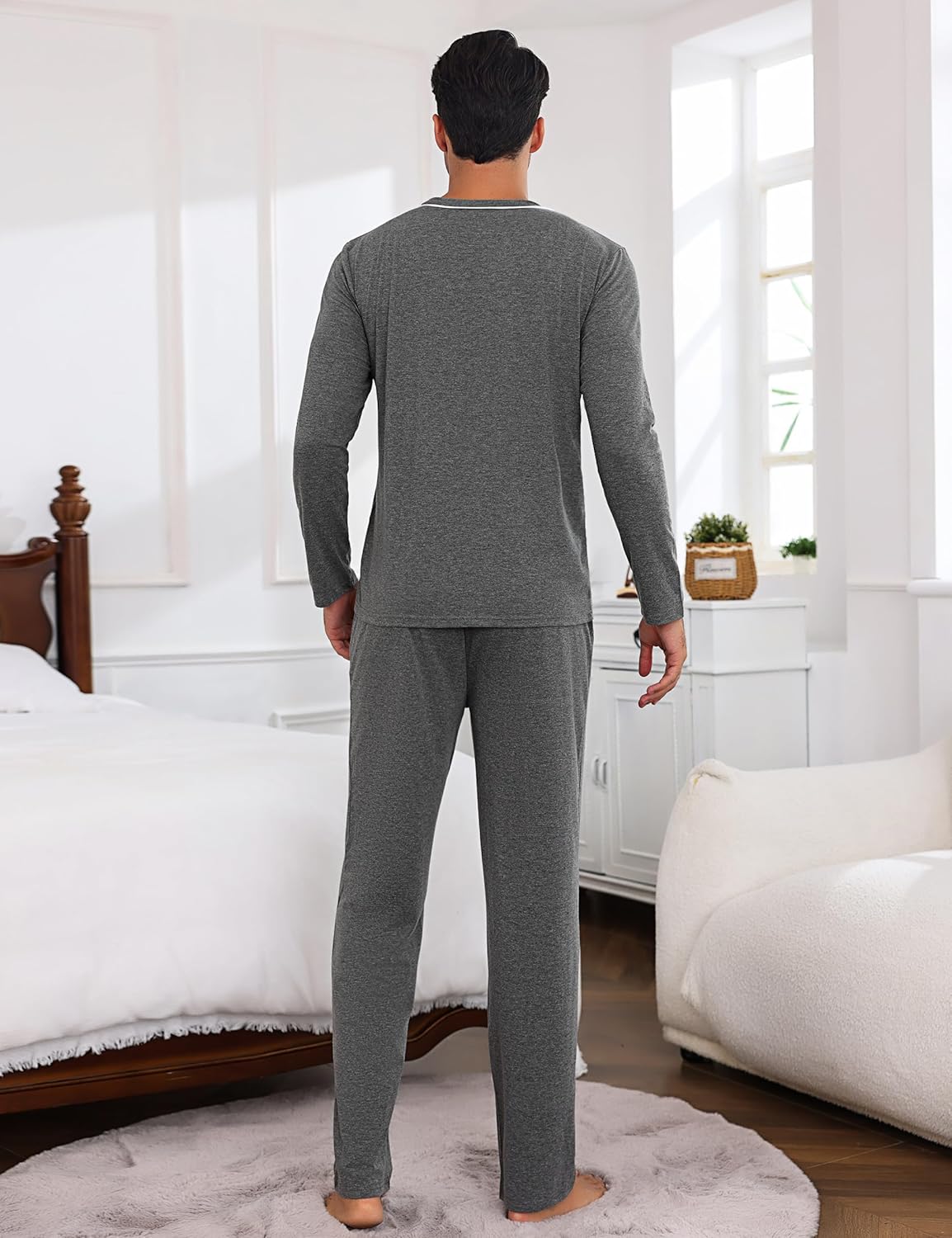Detalle 2 de Litherday Pijama Hombre Algodón 95%