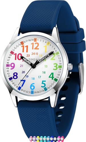 Detalle de SIMSAM Montre Enfant Garçon et Fille — Analogue Bleu Marine