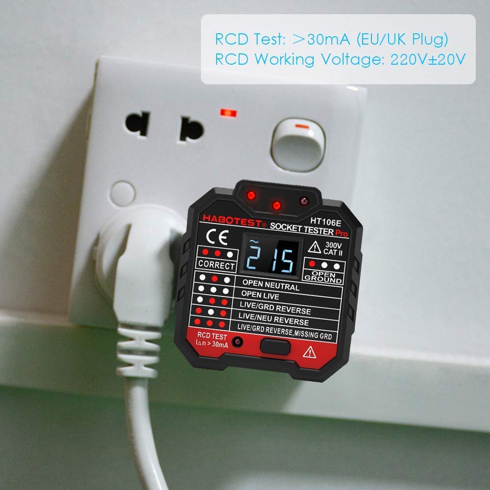 Thumbnail 6 de QUILLE Socket Tester with LCD UK Plug