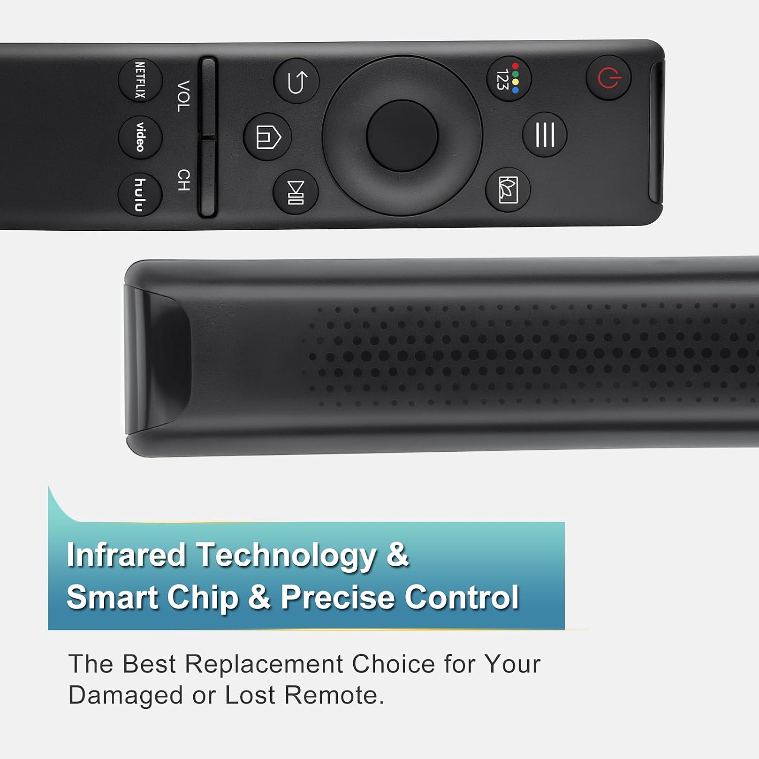 Detalle 2 de Universal Replacement for Samsung-Smart-TV-Remote with 3 Shortcut Buttons