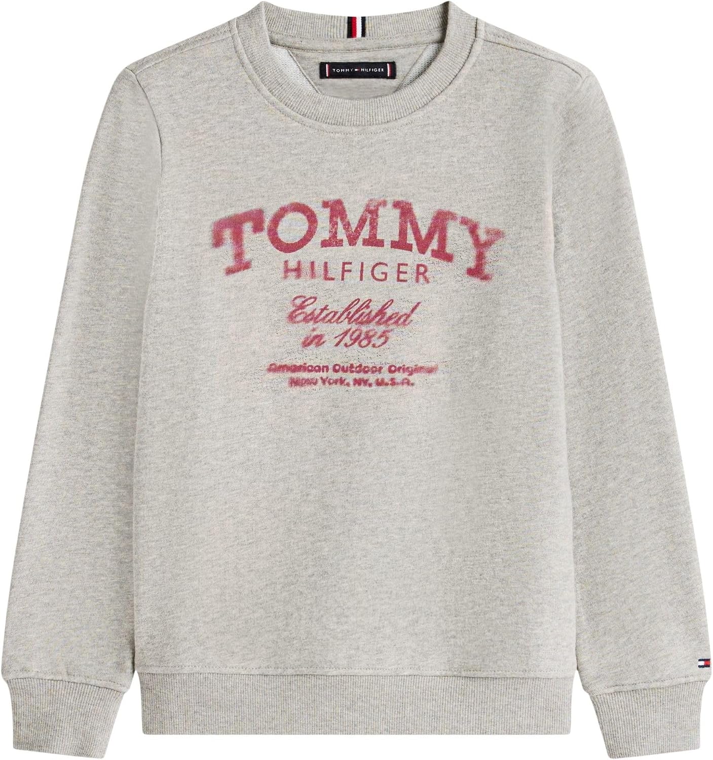 Thumbnail 4 de Tommy Hilfiger Tommy Faded Print Sweatshirt Kb0kb10337 felpa pullover per bambini e ragazzi