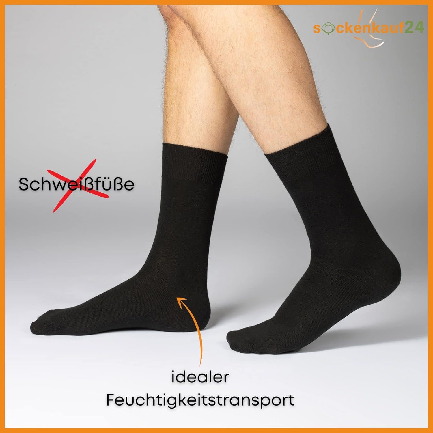 Thumbnail 6 de sockenkauf24: 10 Paar Socken aus 100% Baumwolle – Komfortbund, nahtlos, für Herren & Damen