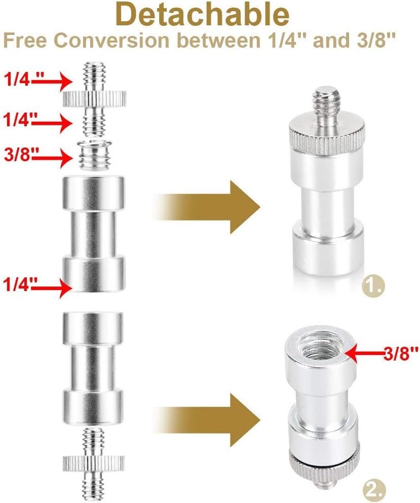 Thumbnail 1 de UTEBIT 1/4 to 3/8 Camera Screw Adaptor Set