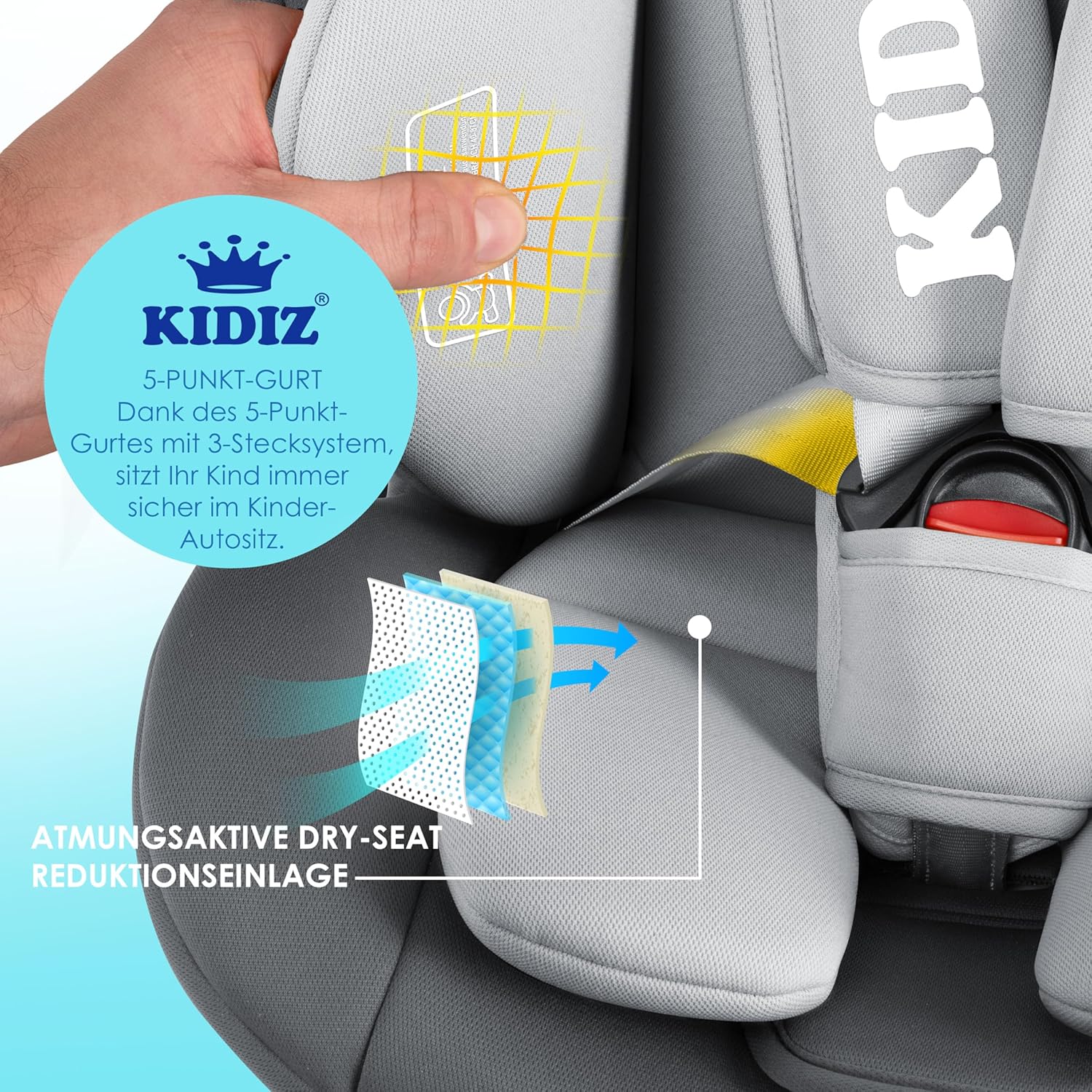 Thumbnail 3 de KIDIZ Kindersitz i-Size 0–36 kg