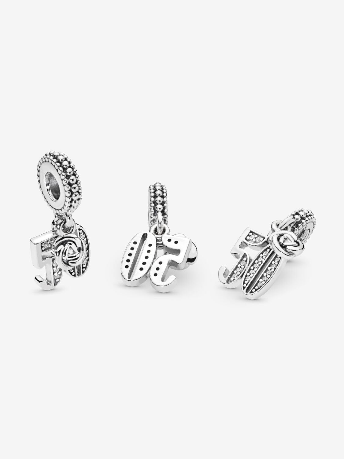 Detalle de Feitery Wildtiere-Charms als Pandora-Kompatibilität – Herz & Meerestiere Anhänger zum Kombinieren