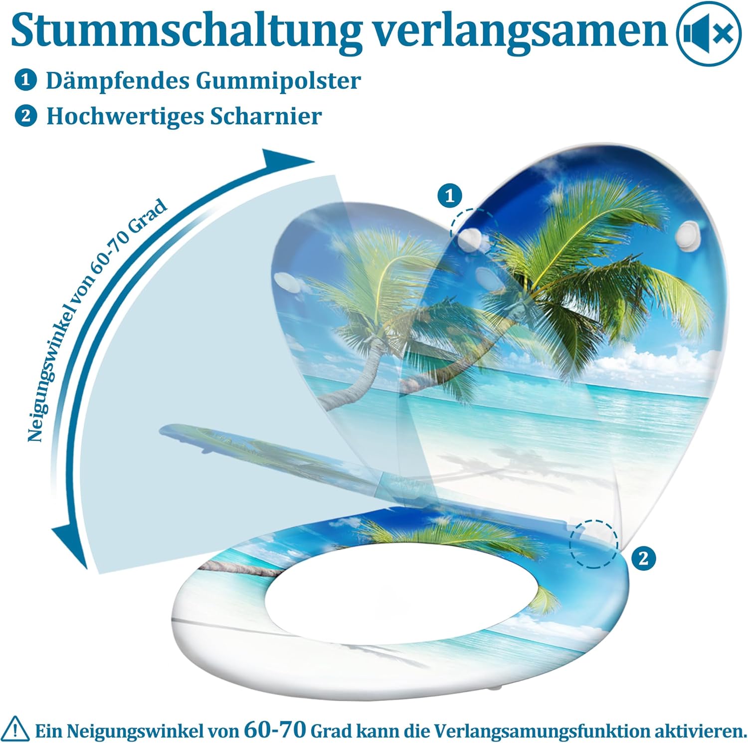 Thumbnail 3 de LARS360 Toilettendeckel mit Absenkautomatik – antistatisch, antibakteriell, leicht zu reinigen