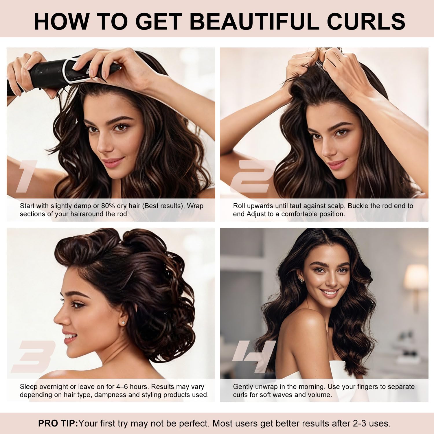 Detalle de Togayu Heatless Curls Overnight Set ๐โ