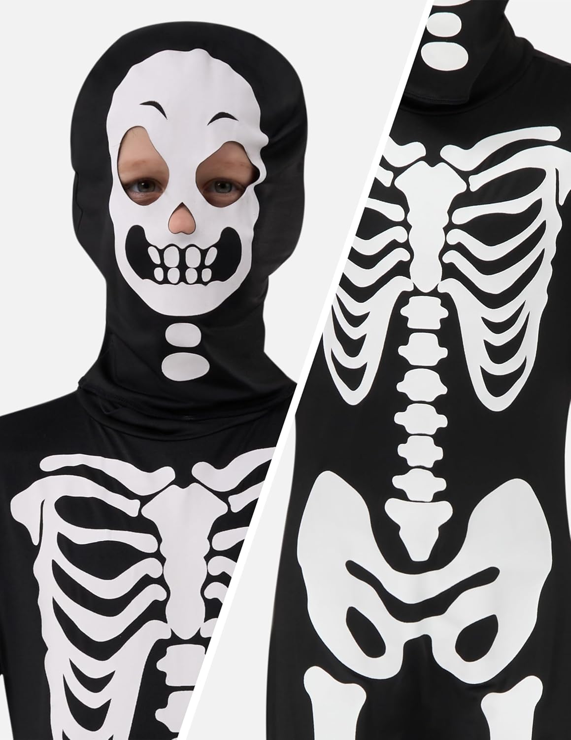 Thumbnail 6 de Spooktacular Creations Kids' Skeleton Costume, Polyester