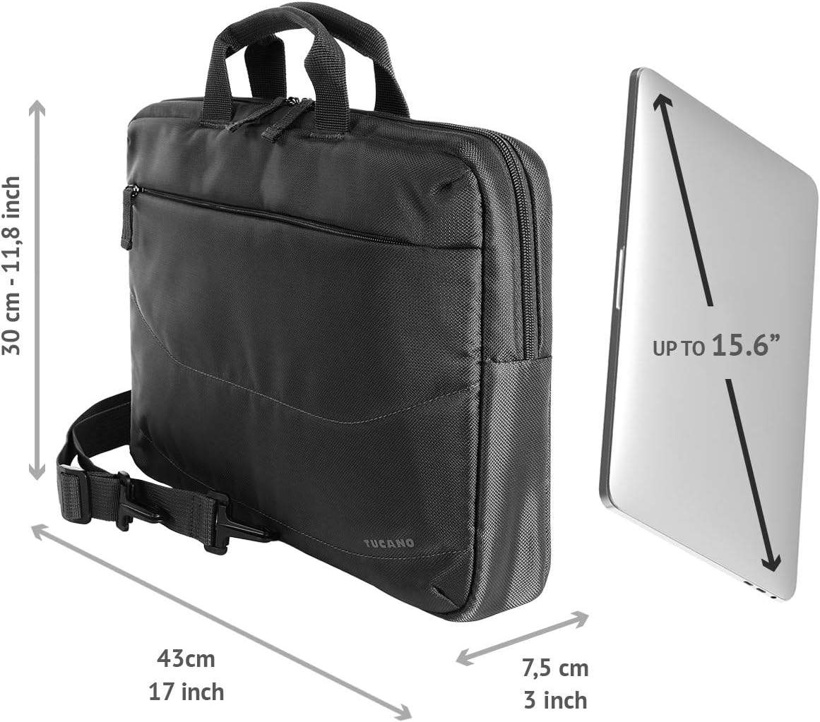 Detalle de Tucano BU-BIDEA-WM Sacoche ordinateur 15,6'' Noir — confort et simplicité pour le quotidien