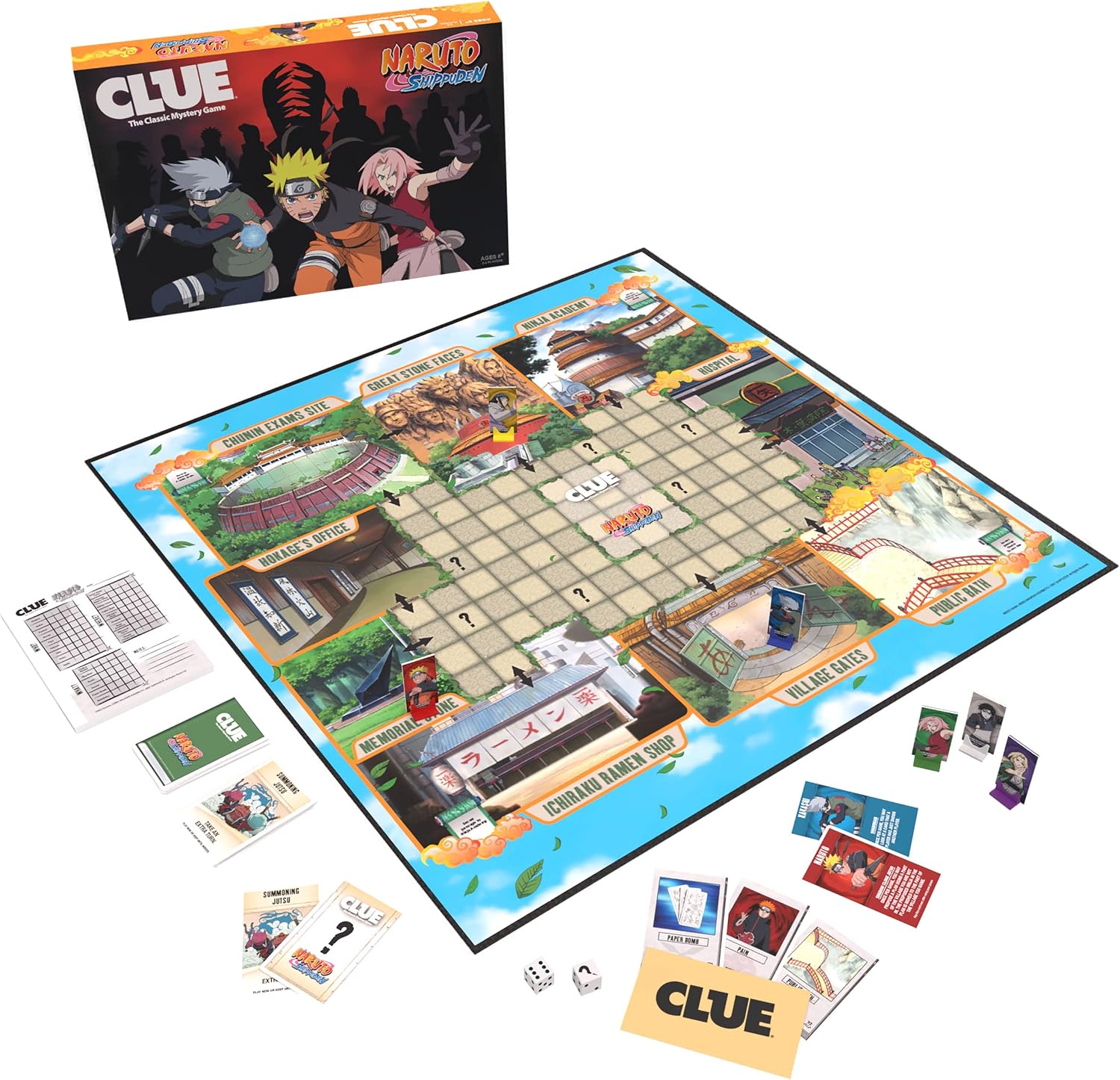 Thumbnail 1 de USAopoly Naruto Clue Board Game