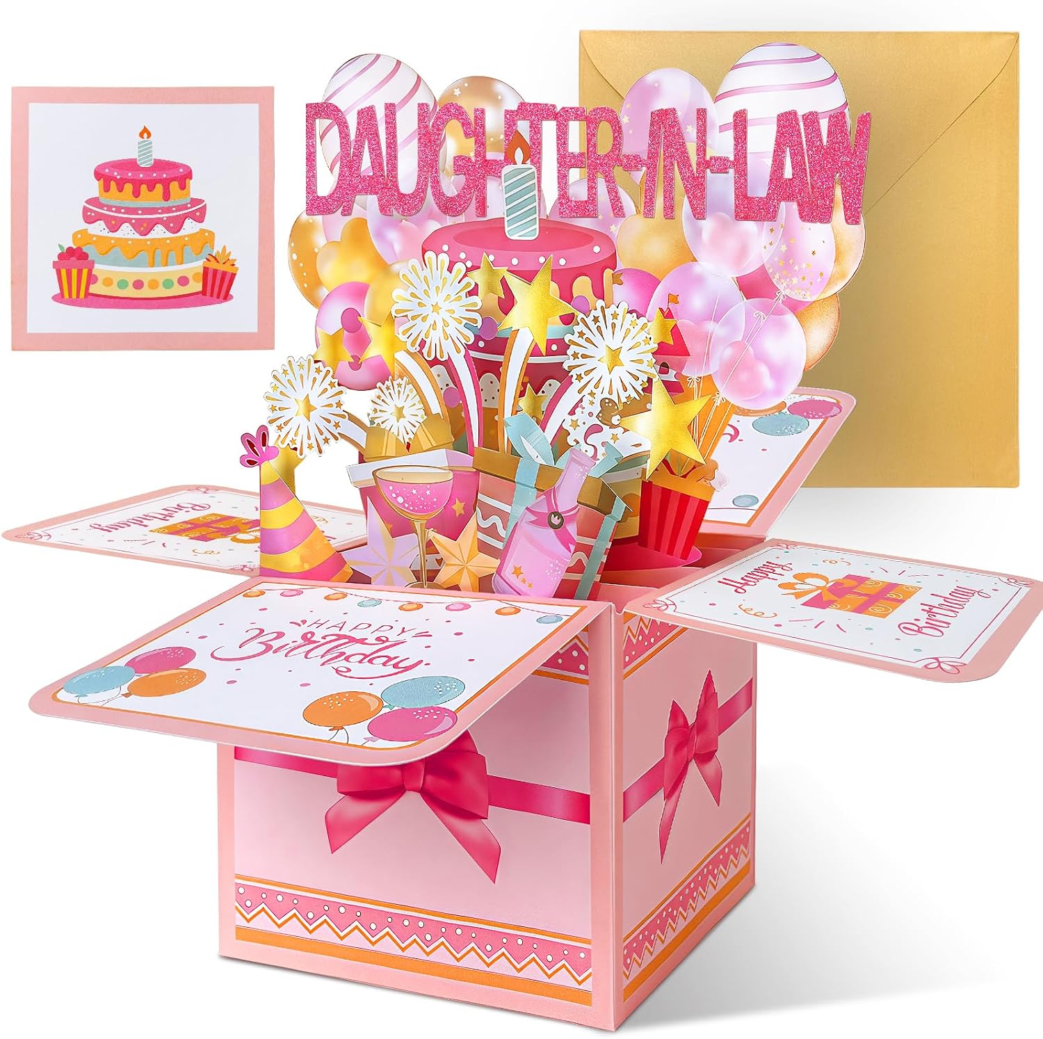 Detalle de Happivue Daughter In Law 3D Pop-Up Birthday Card
