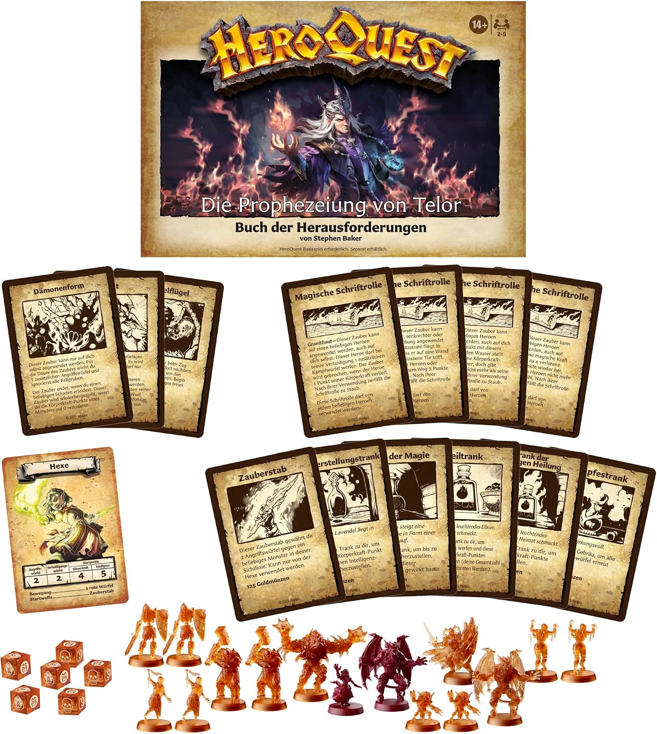 Thumbnail 4 de HeroQuest Abenteuerpack „Die Prophezeiung von Telor“ – Erweiterung mit Miniaturen und Herausforderungen (Basisspiel erforderlich)