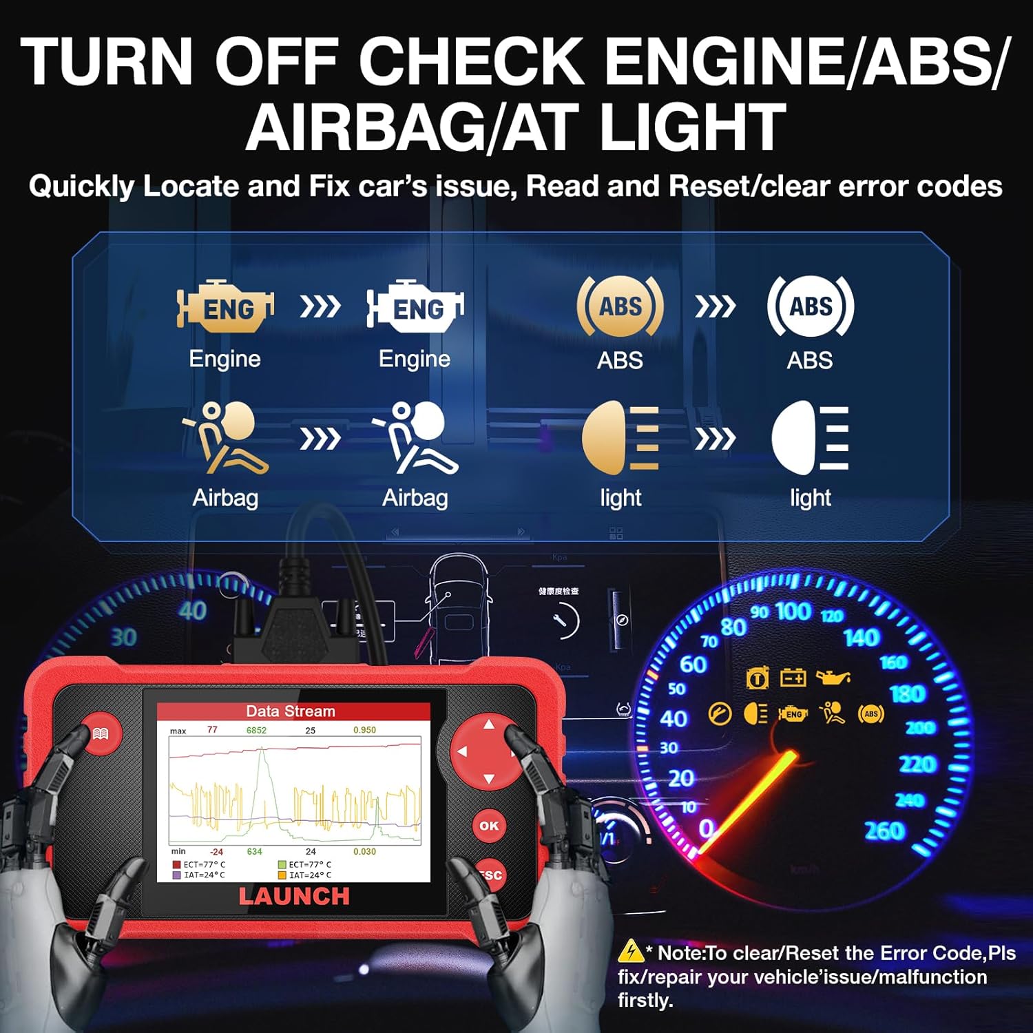 Thumbnail 6 de LAUNCH CRP123 V2.0 OBD2 Scanner 4-inch