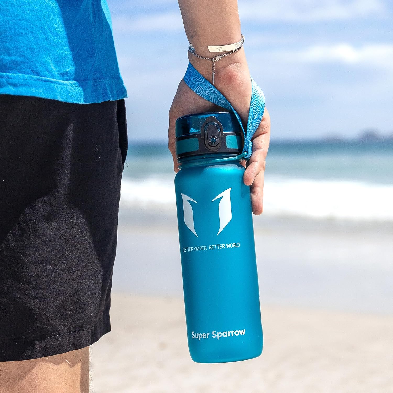Detalle 2 de Super Sparrow Sports Bottle 1000ml 🥤