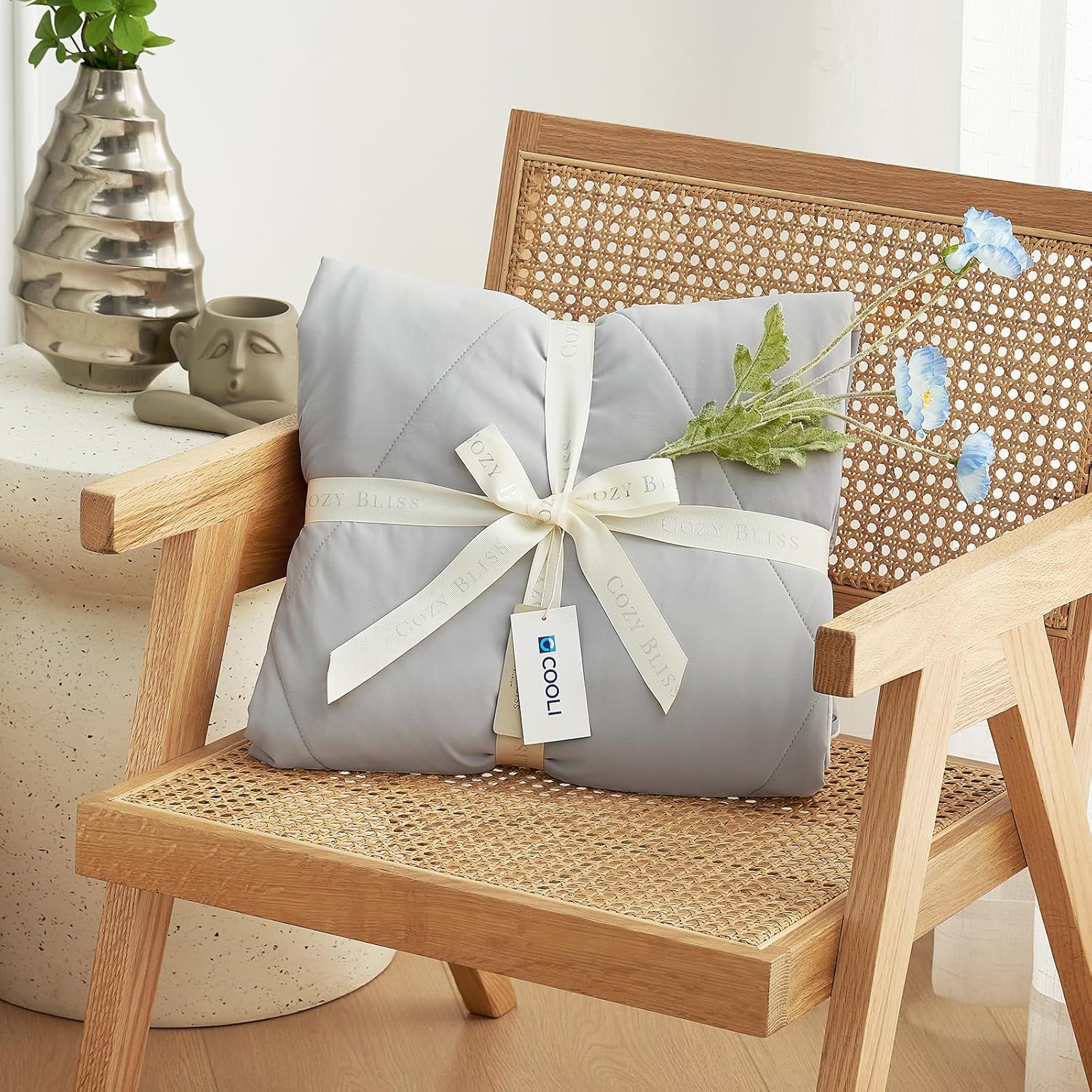 Thumbnail 5 de Cozy Bliss Cooling Comforter Queen Size — breathable, cooling bedding for hot sleepers & night sweats