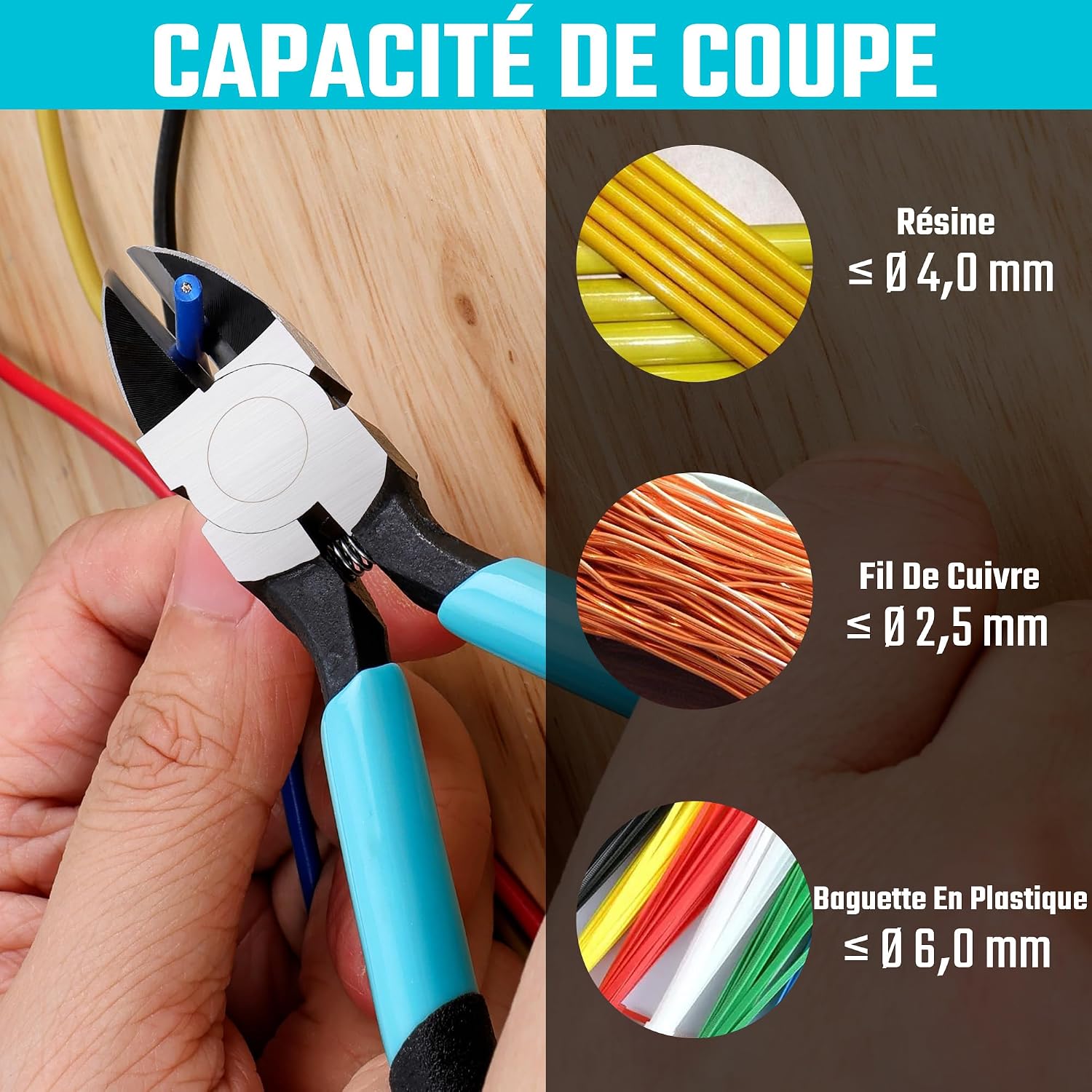 Thumbnail 5 de DURATECH Pince Coupante de Fil 129 mm