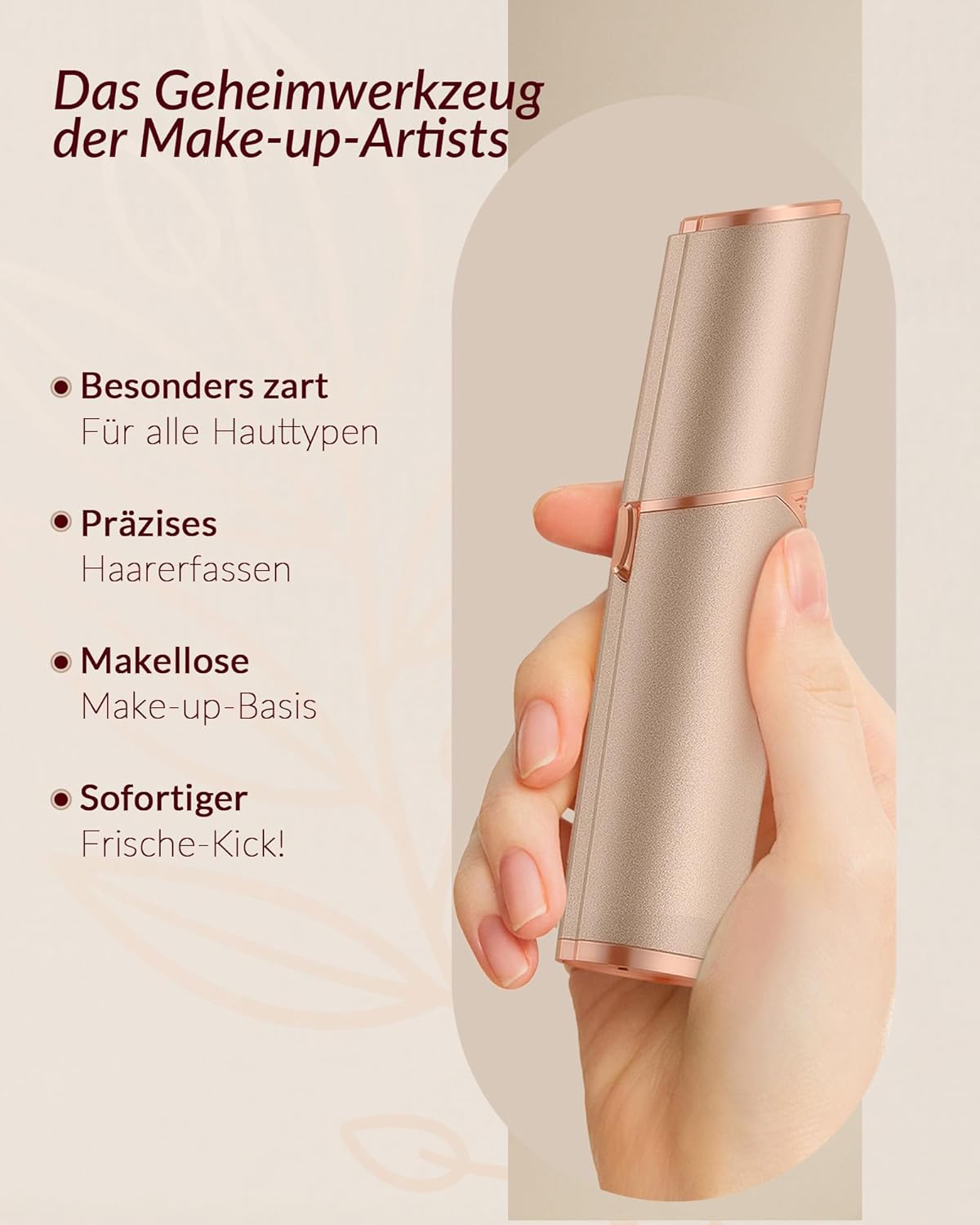 Thumbnail 6 de Gesichtshaarentferner Elektrisch 70 Min Gold