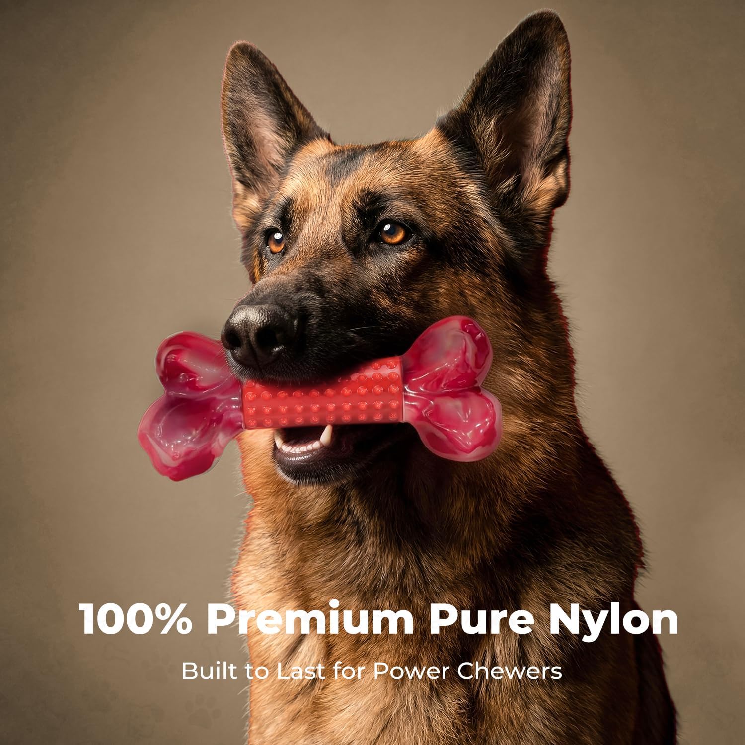 Thumbnail 4 de ChienBox Indestructible Nylon Chew Toy for Aggressive Chewers (Beef Flavour)