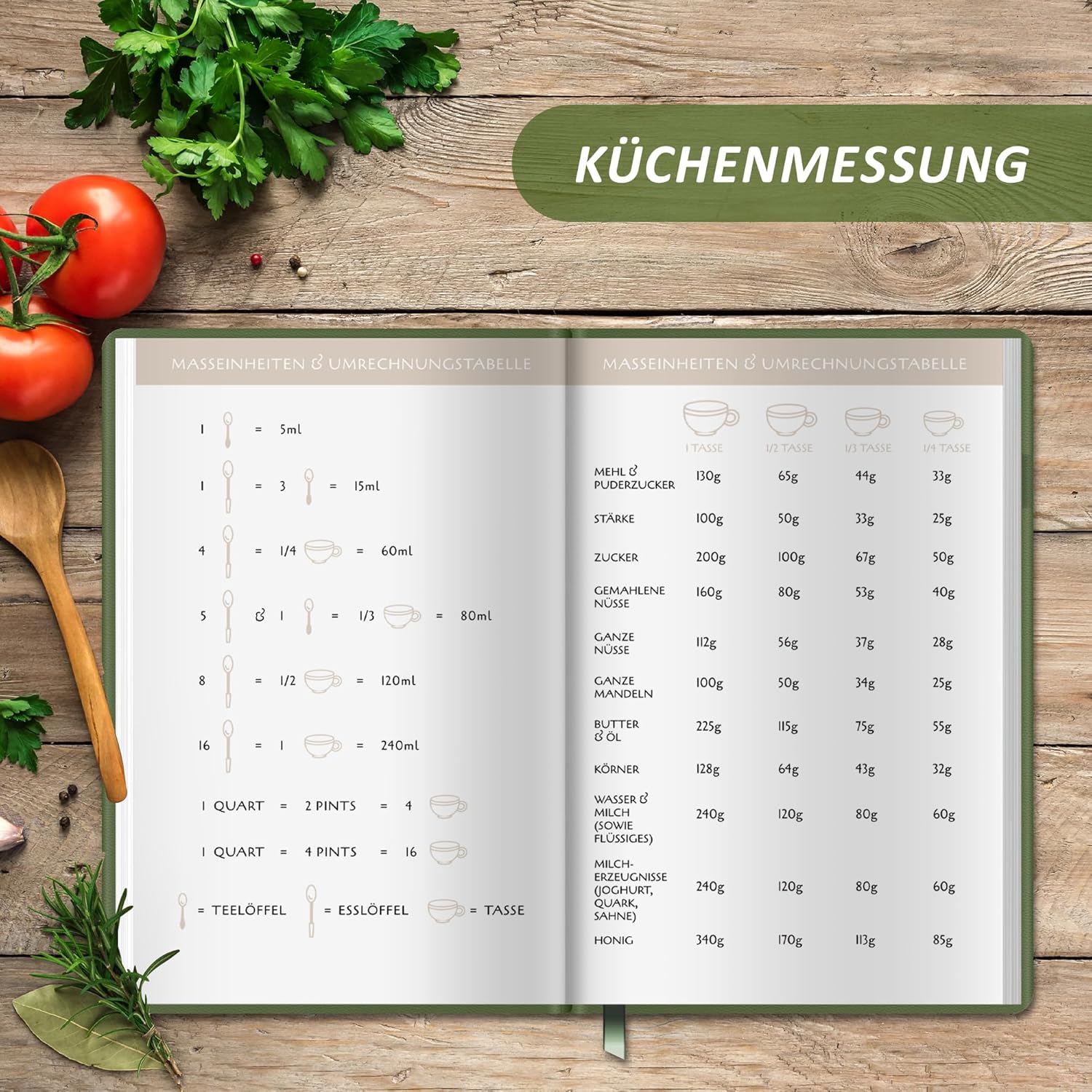 Thumbnail 2 de Rezeptbuch zum Selberschreiben A5 mit 100 Rezepten, 120 g/m² Papier & Lesezeichen