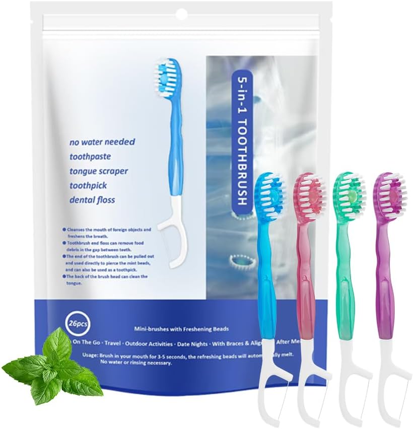 Detalle de Malisseladi Disposable Toothbrushes Travel Size