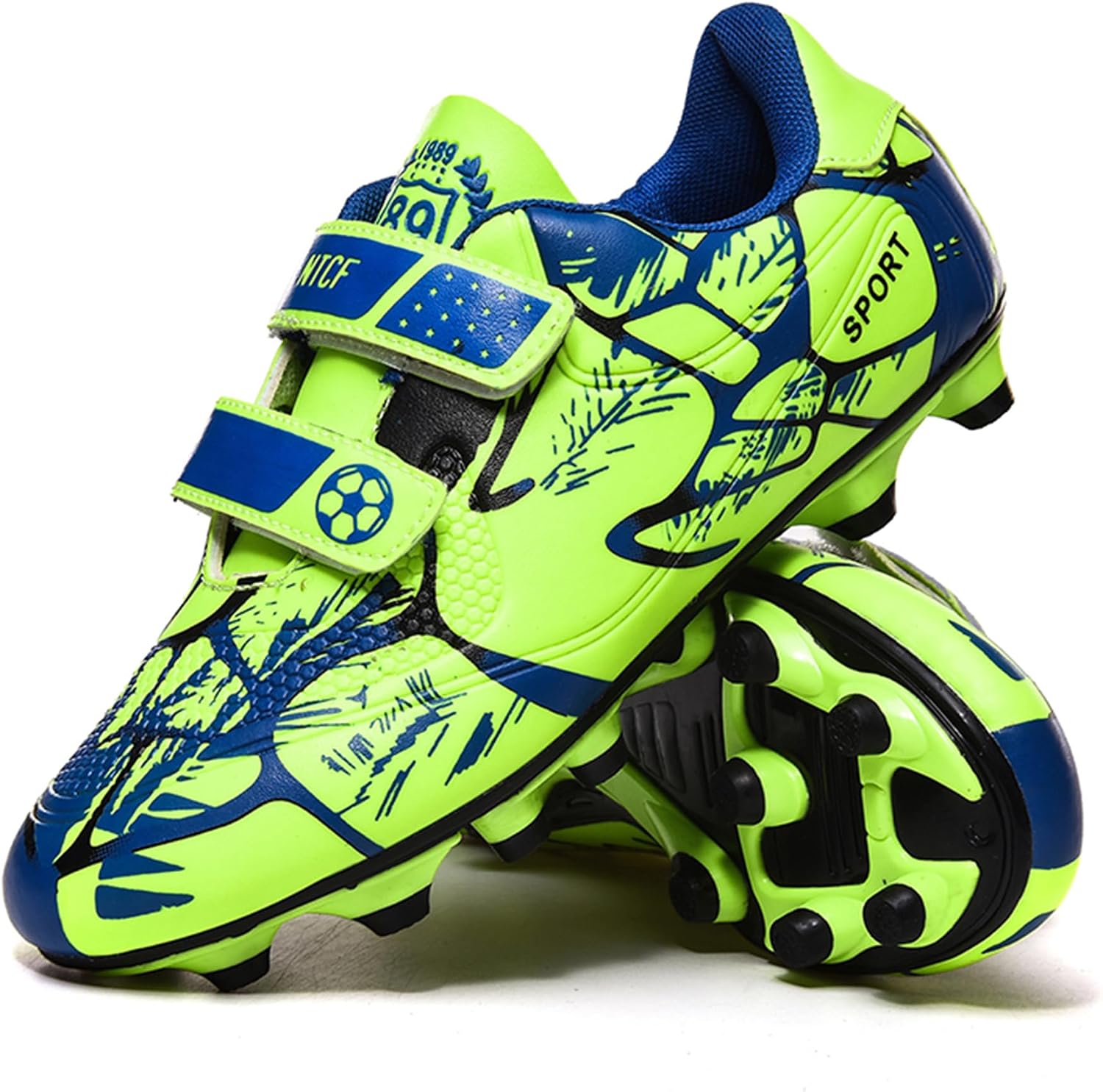 Detalle de BAODLE Scarpe da calcio ragazzi FG/AG professionali da allenamento (FG/AG, all’aperto)