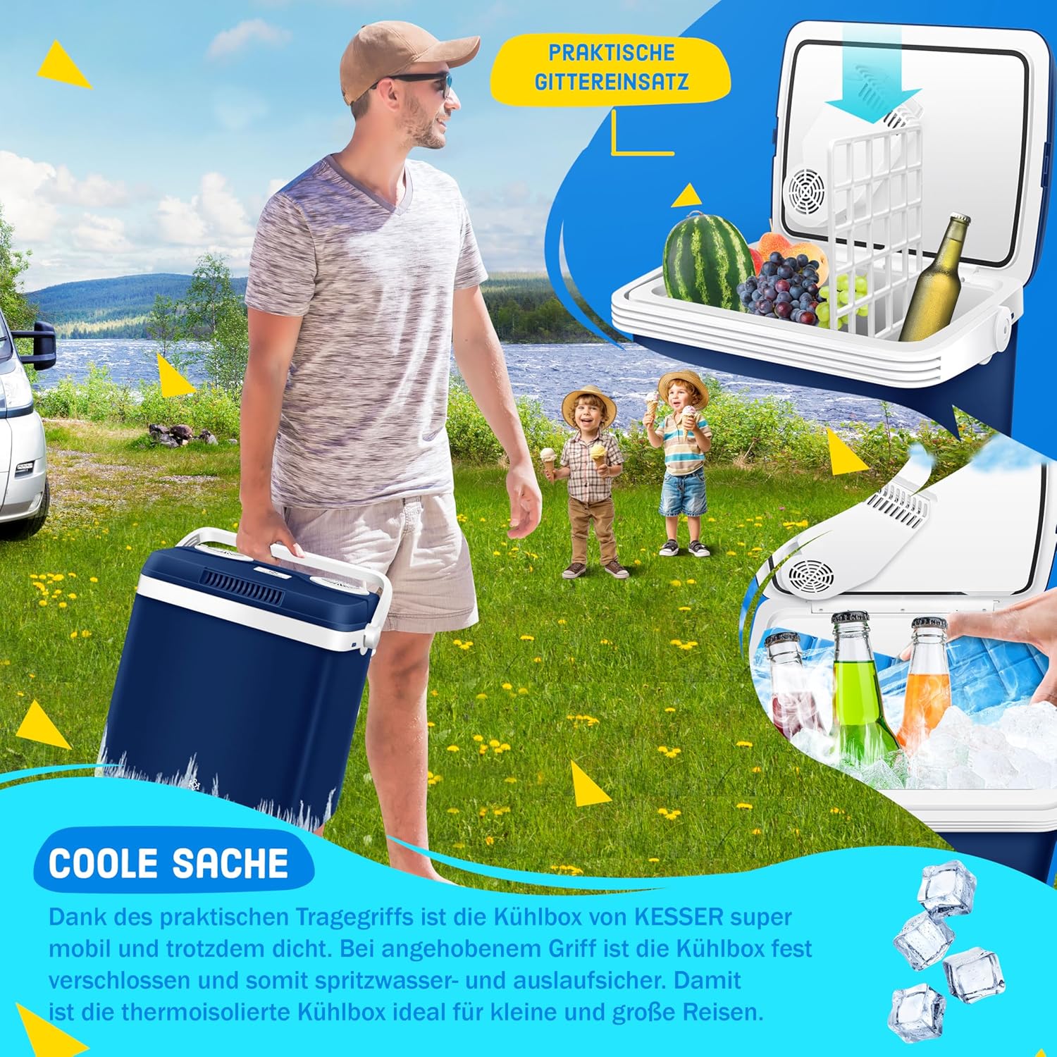 Thumbnail 2 de KESSER Kühlbox Thermobox 32Liter