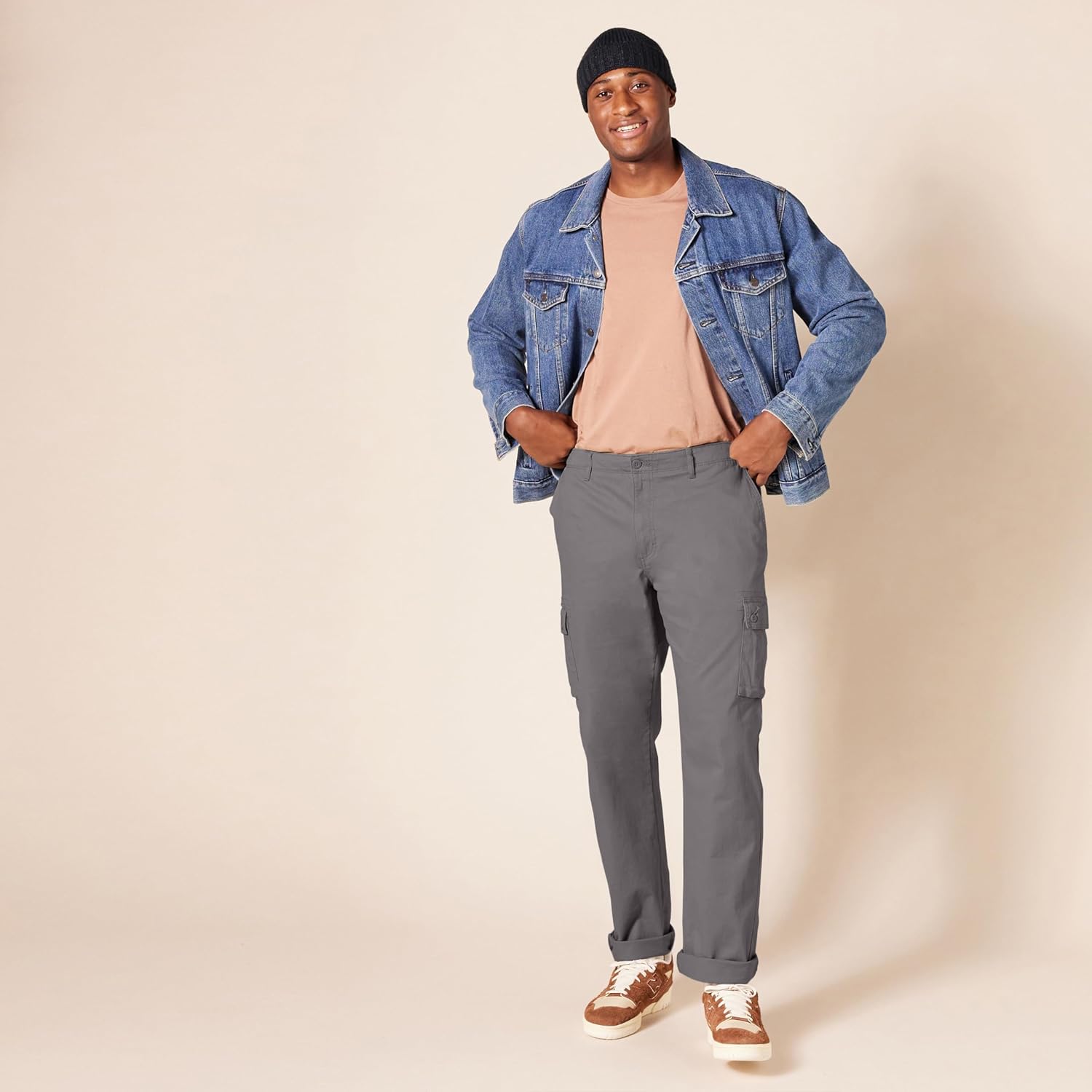 Thumbnail 6 de Amazon Essentials Men's Straight Fit Stretch Cargo Work Trousers (Available in Big & Tall)