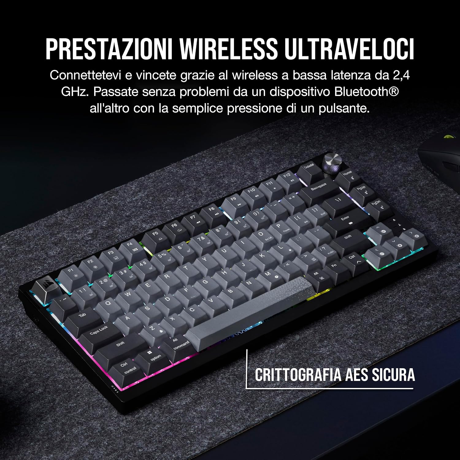Thumbnail 4 de Corsair K65 PLUS Wireless 75% RGB Tastiera